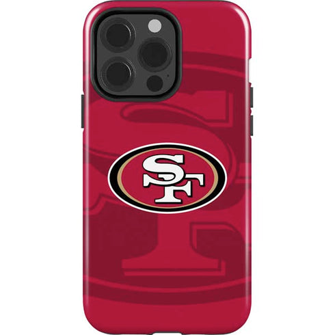 NFL San Francisco 49ers Double Vision iPhone 15 Pro Impact Case